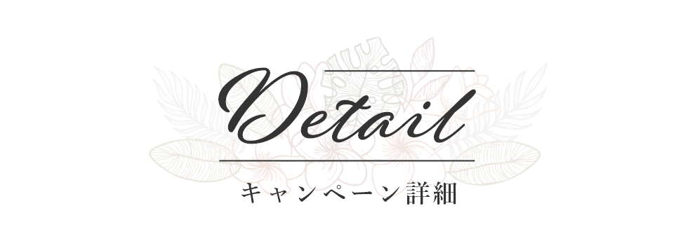 キャンペーン詳細