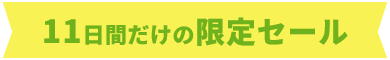 12日間だけの限定セール